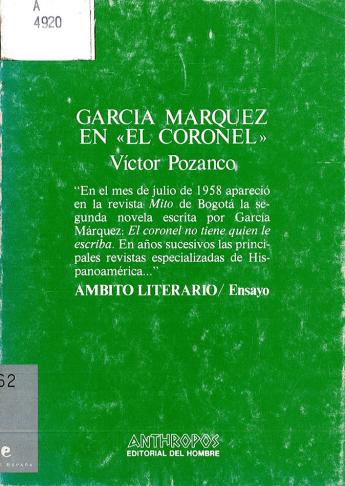 García Márquez en El coronel