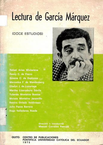 Lectura de García Márquez (doce estudios) 